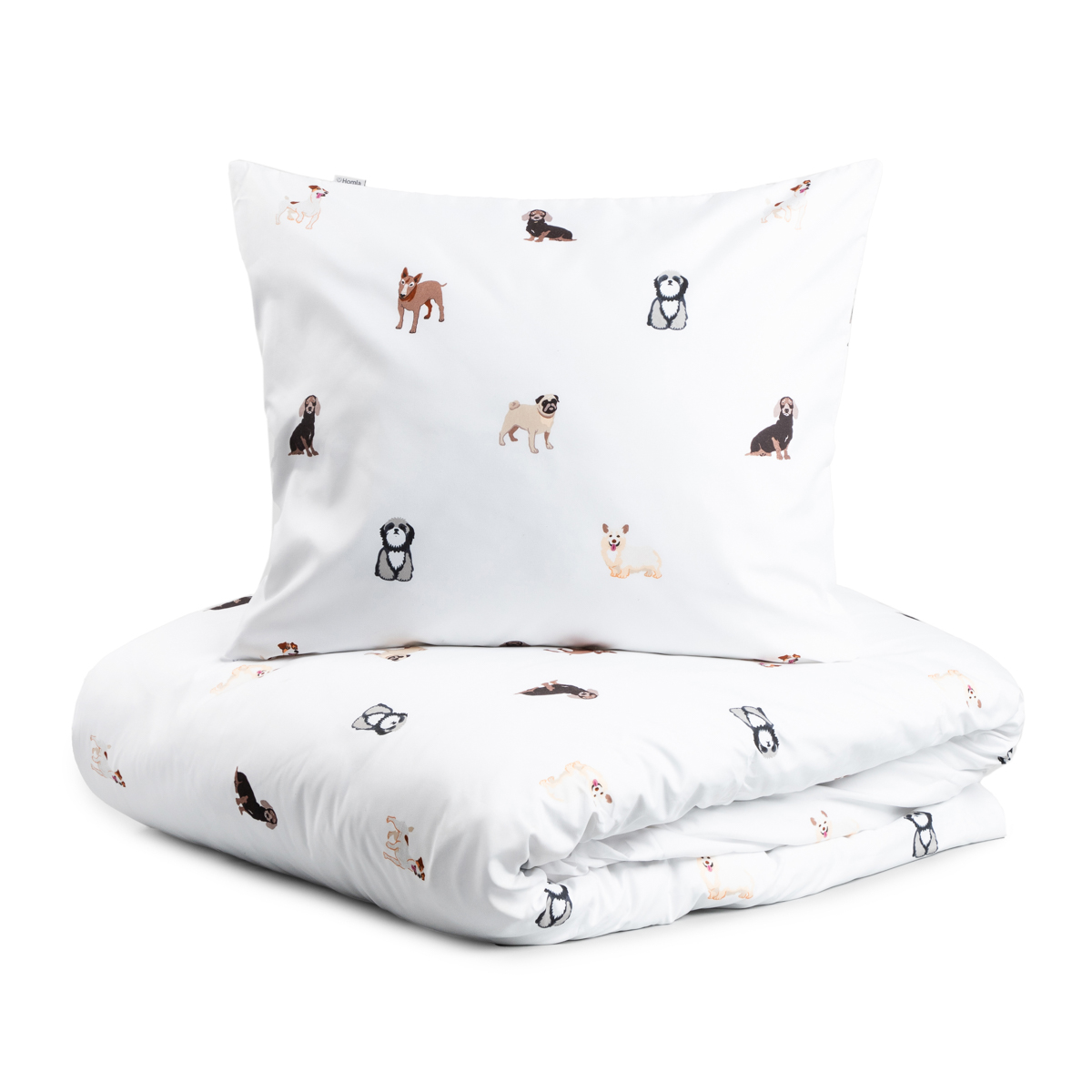 Tlátinová Povlečení z mikrovlákna s pejsky 220X200 2X[50X60] Homla