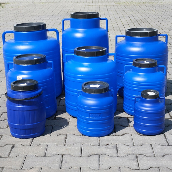 BECZKA Z ZAKRĘTKĄ DO KWASZENIA ZBIORNIK ATEST NA WODĘ ŻYWNOŚĆ PLASTIK = 40L Pojemność 40 l