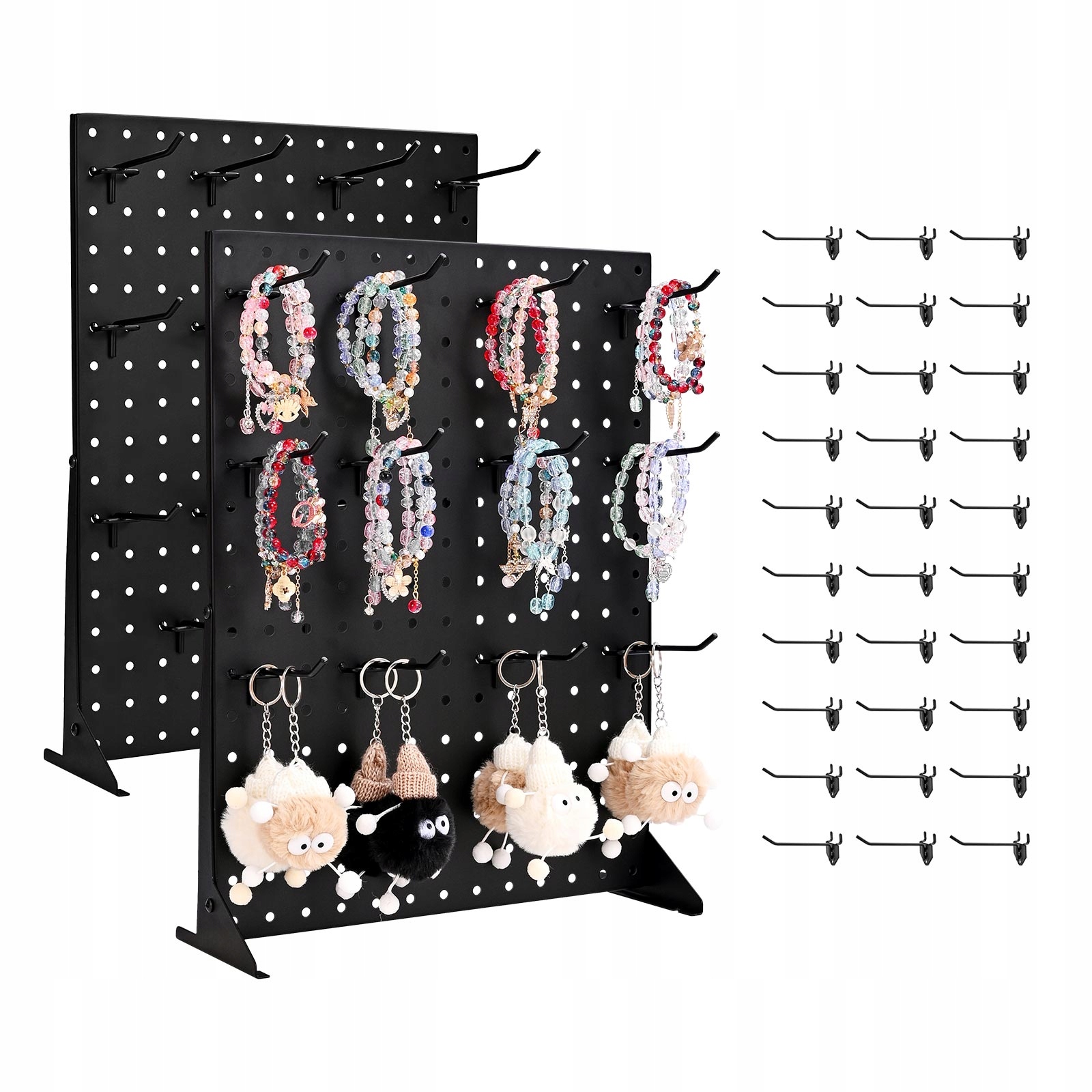 Výstavní Stojan Vevor Pegboard 440X330 MM 2 Ks 30 Háčků, Pevný