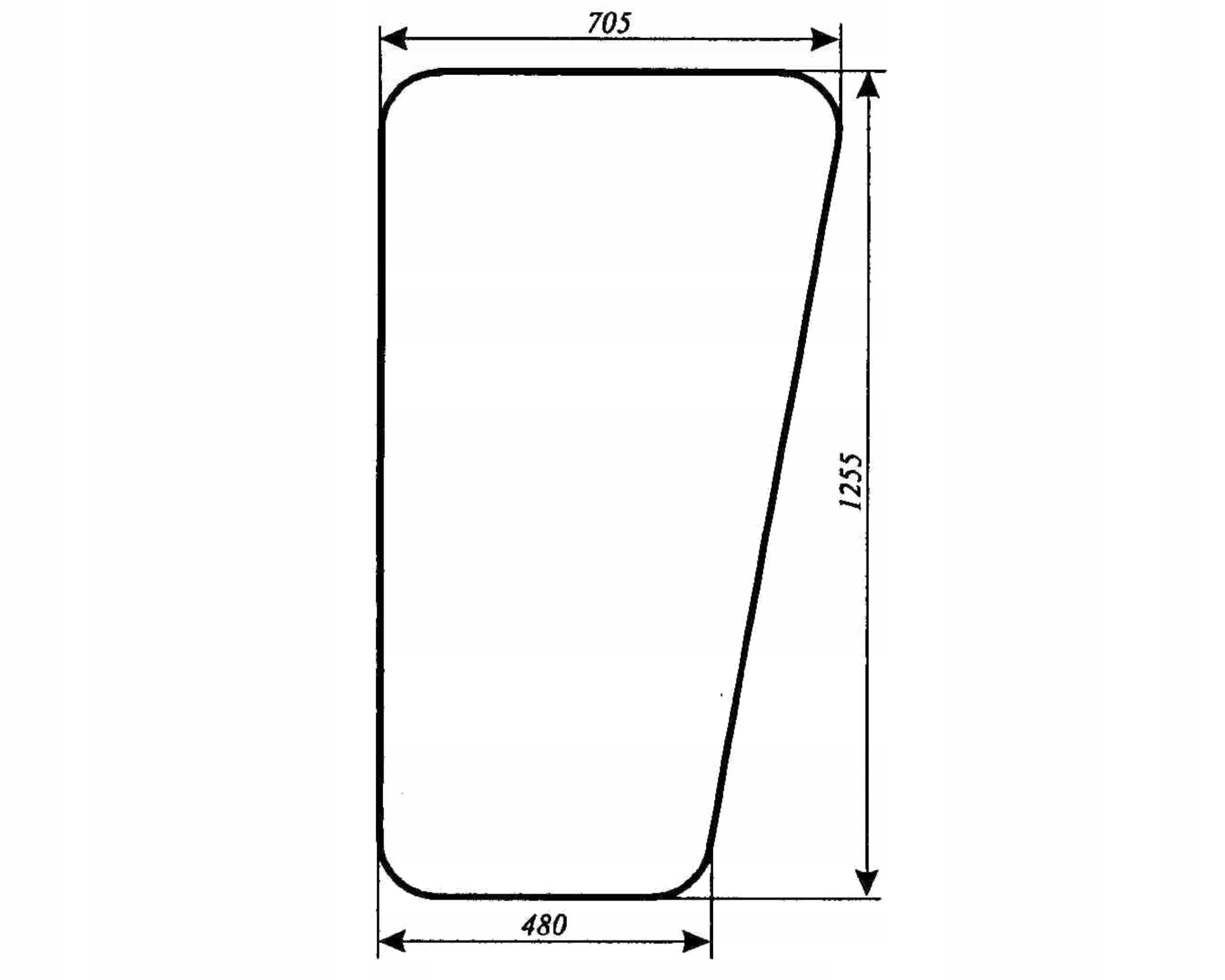 Orkan sklo pro zelené a Z-320 boční přední
