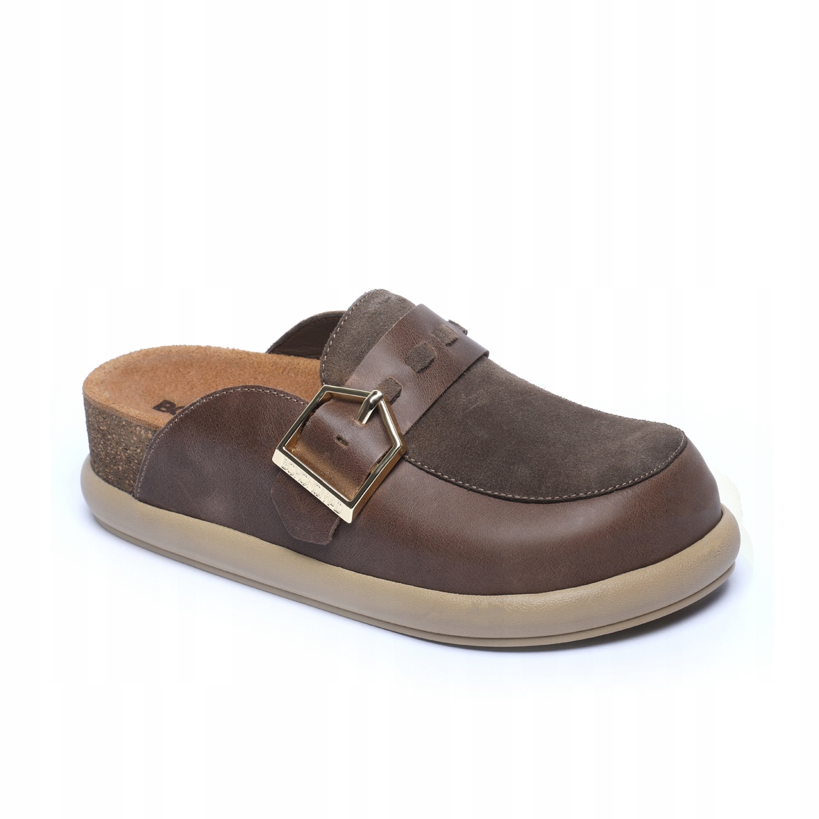 Sandále na platformě Bohonomad London Clogs 38, Hnědá, Městské