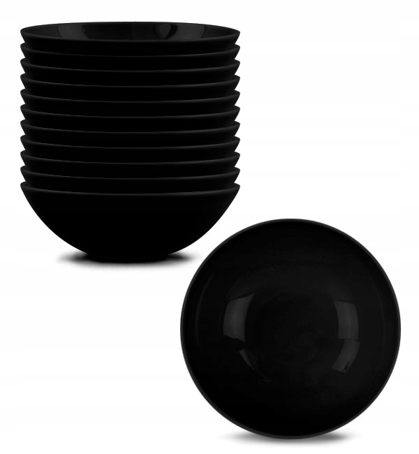 

Lubiana Boss K80T Talerz 12x Głęboki 18 CM Czarny