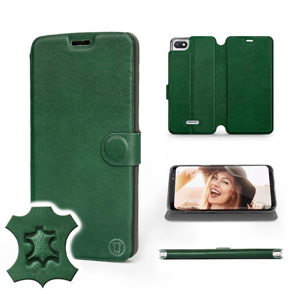 

Etui Mobiwear do Xiaomi Redmi 6A Green Leather
