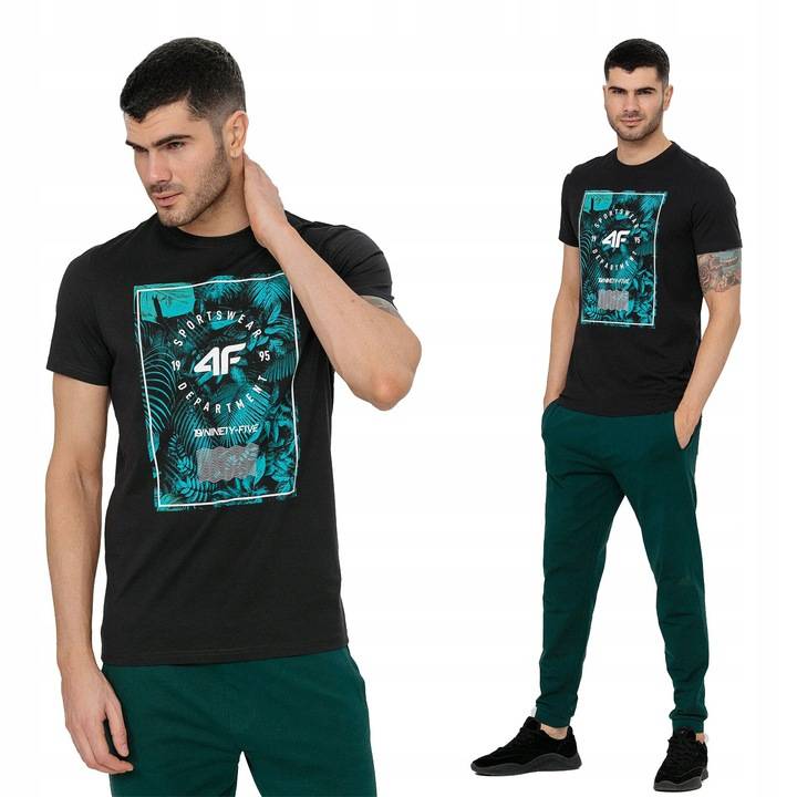 

Koszulka męska 4F t-shirtH4L22 TSM036 antracyt