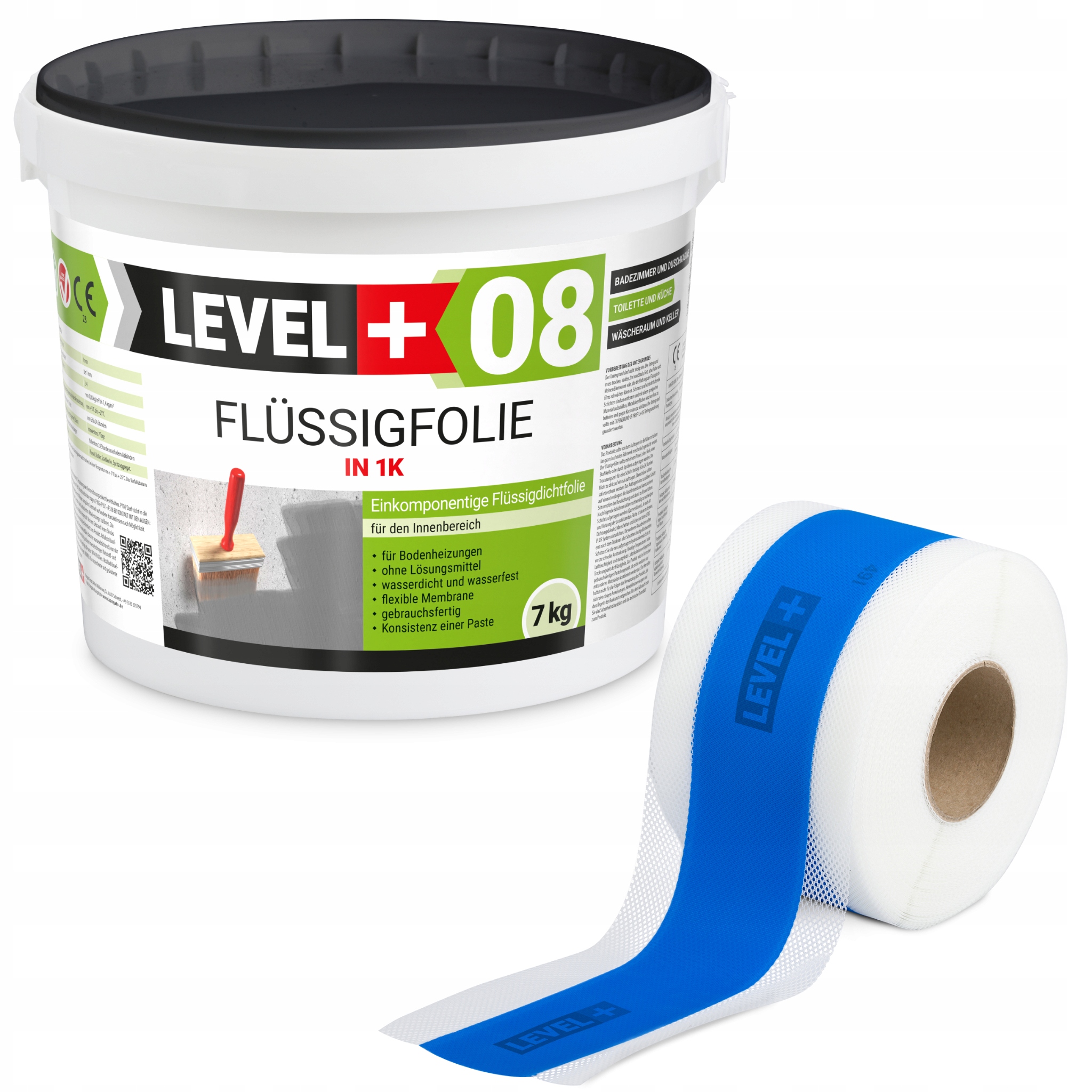 Hydroizolační sada Páska 10 m Fólie 7 kg