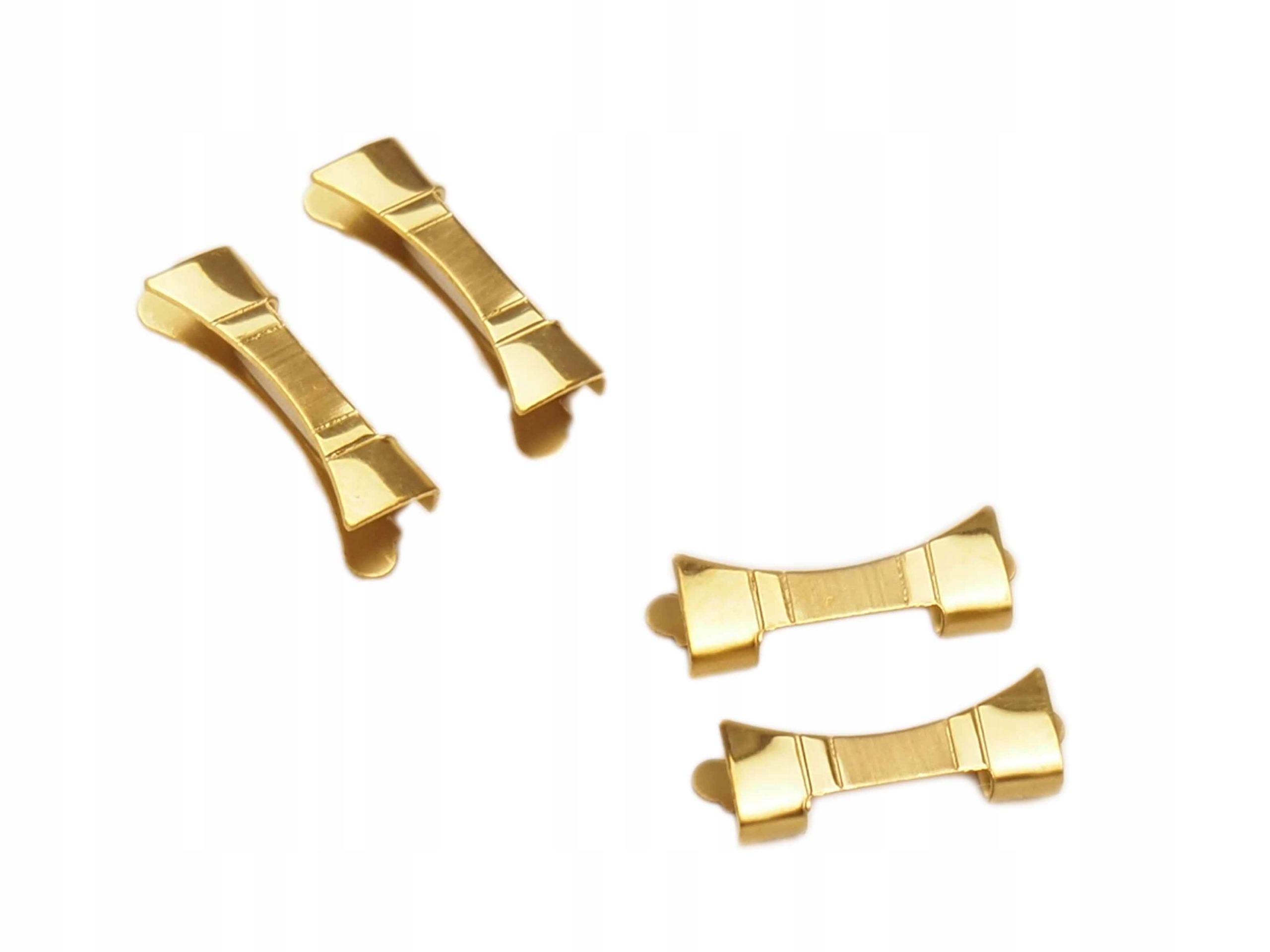 Bransoleta do zegarka 12 mm Złota Stalowa Pełna Płeć uniseks