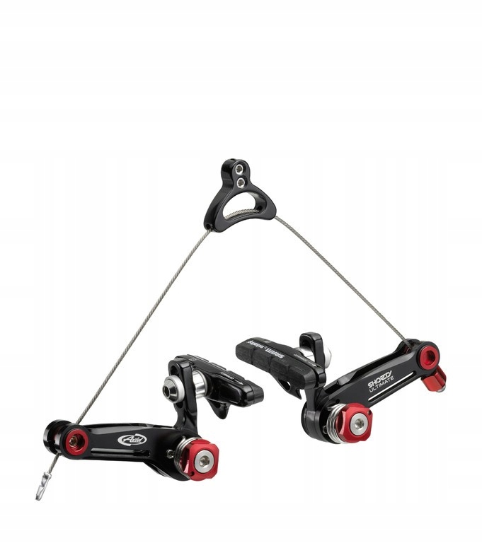 Avid Ráfkové Brzdy Shorty Ultimate Pr. k. , Cerná, Wide/ front, Vc. oblož