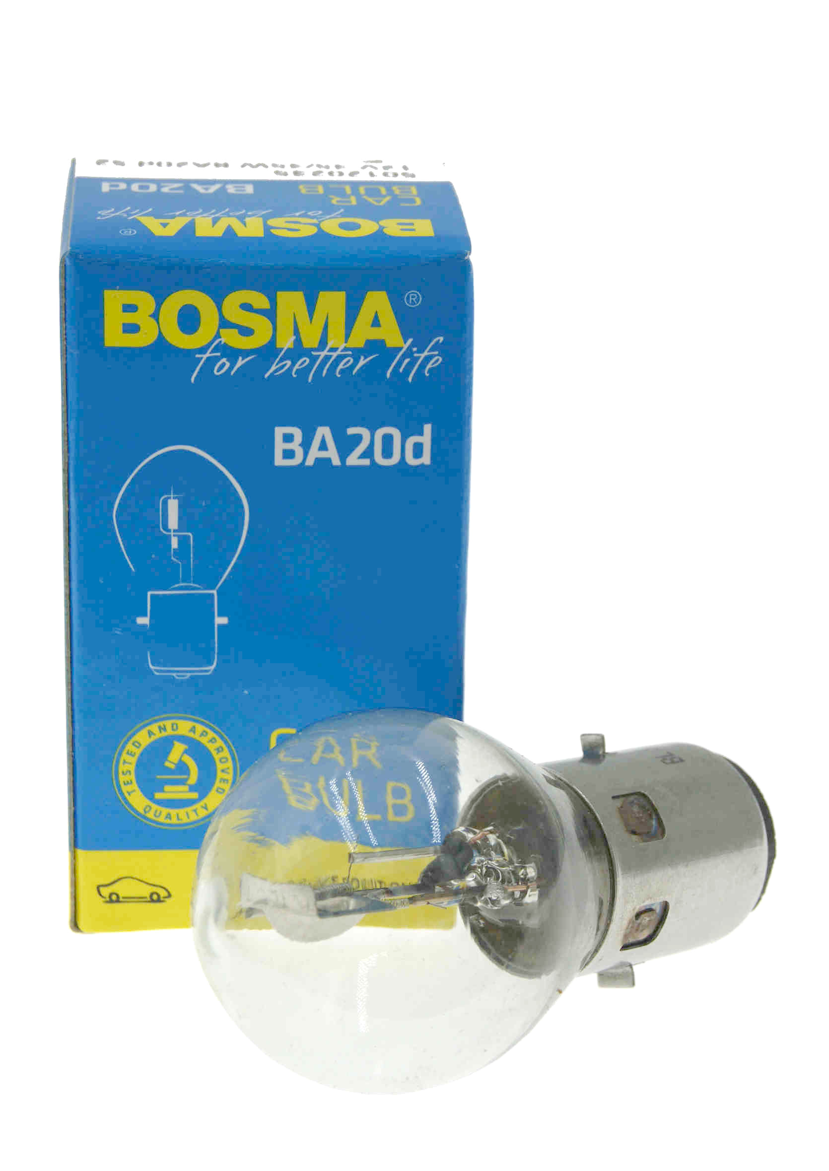 

Żarówka Bosma S2 12V 35/35W BA20D Skuter 2T