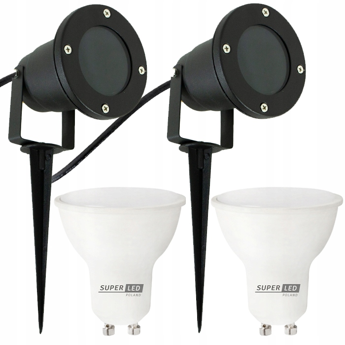 

2x Lampa ogrodowa Led reflektor 2x GU10 Led 5W