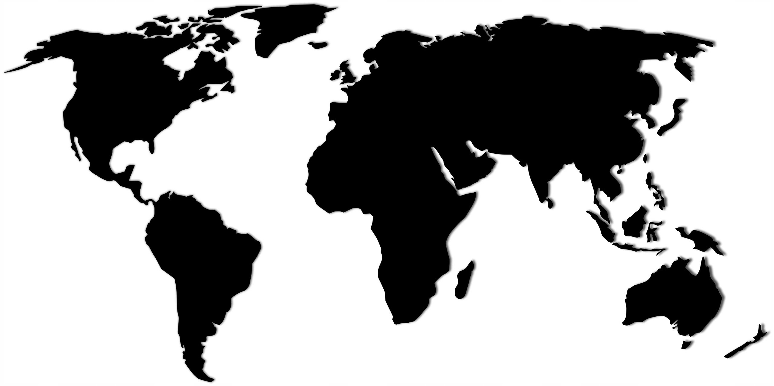 Mapa sveta drevená na stenu 140 cm klasická XL čierna kontinenty glóbus