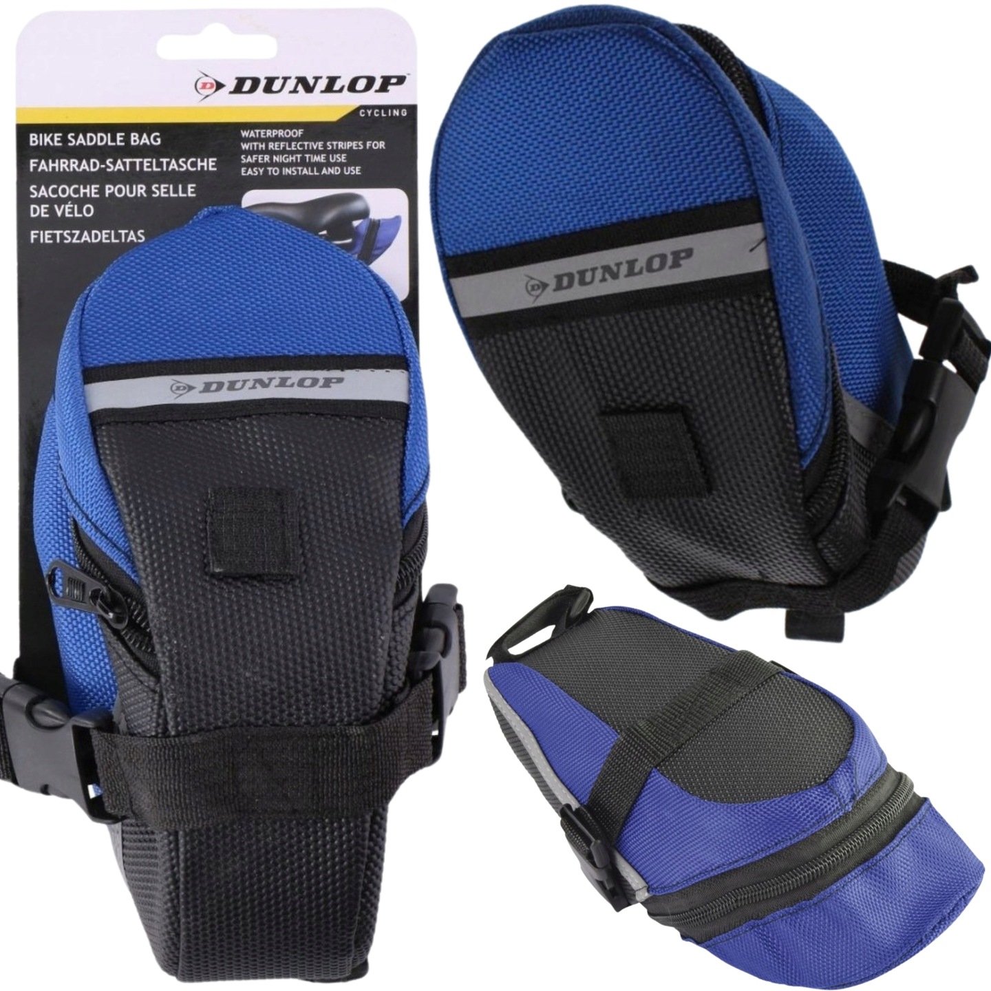 SAKWA ROWEROWA TORBA POD SIODEŁKO NA RZEPY DUNLOP