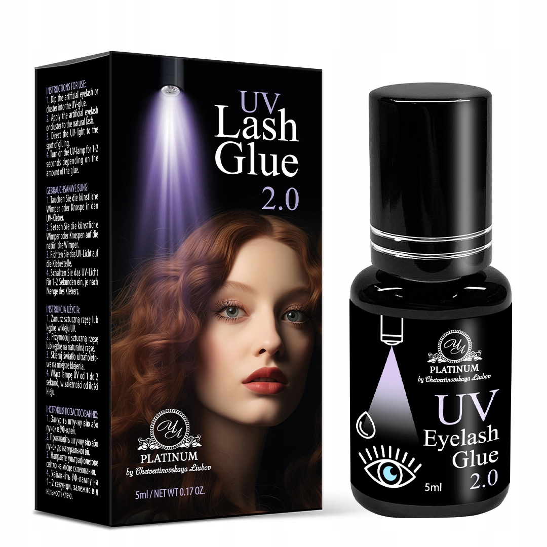 Uv lepidlo na prodlužování řas 2.0 Platinum