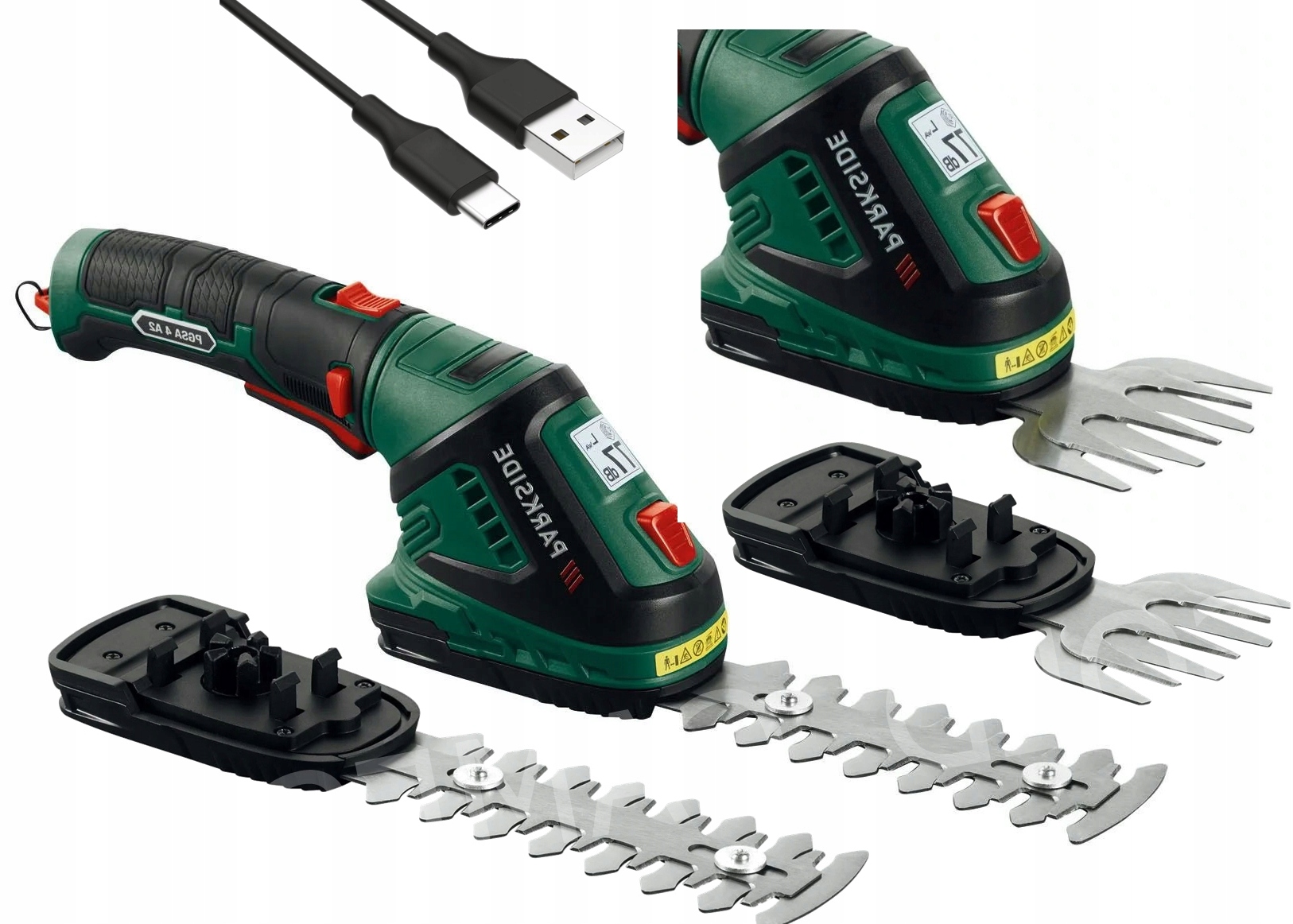 PARKSIDE AKUMULATOROWE NOŻYCE DO TRAWY KRZEWÓW 2w1