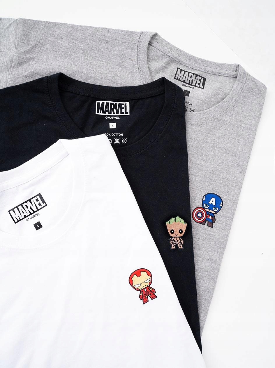 

Zestaw koszulek 3 Pak Iron Man Marvel t-shirt L