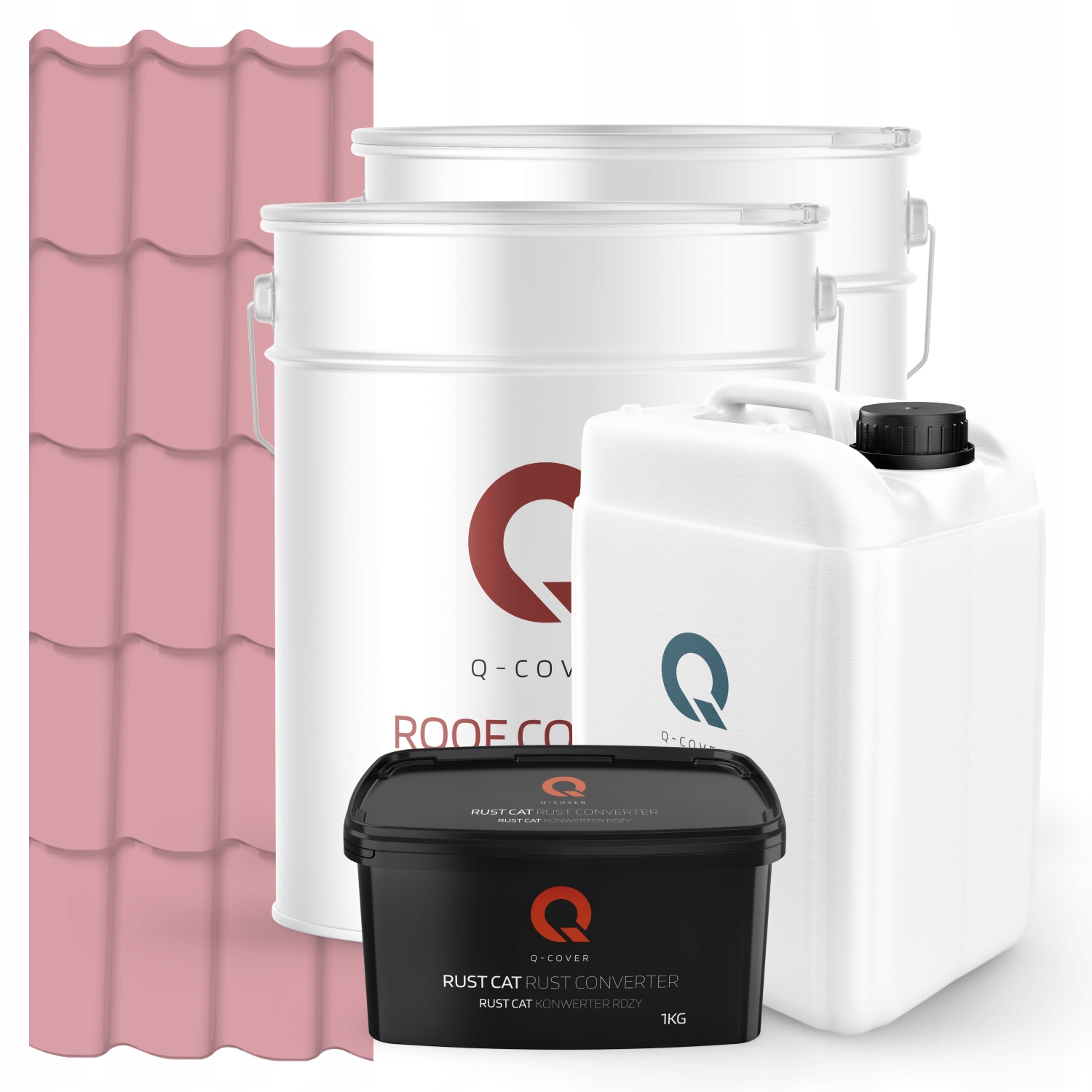 Farba Na Kovovú Strechu Set Ružová Svetlá Ral 3015 74 m2 Satén