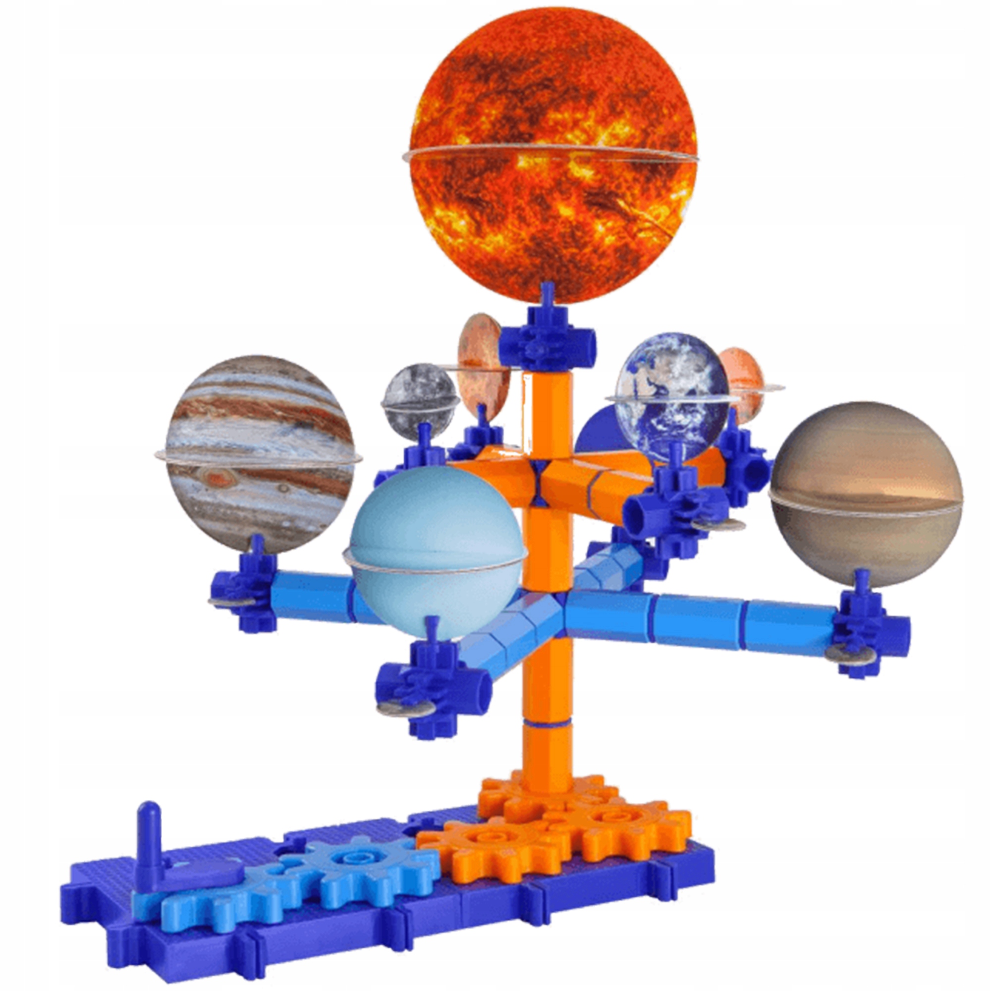 KLOCKI KORBO SPACE 131 EL SYSTEM KÓŁ ZĘBATYCH DO SKŁADANIA KOSMOS PLANETY Kod producenta R1407