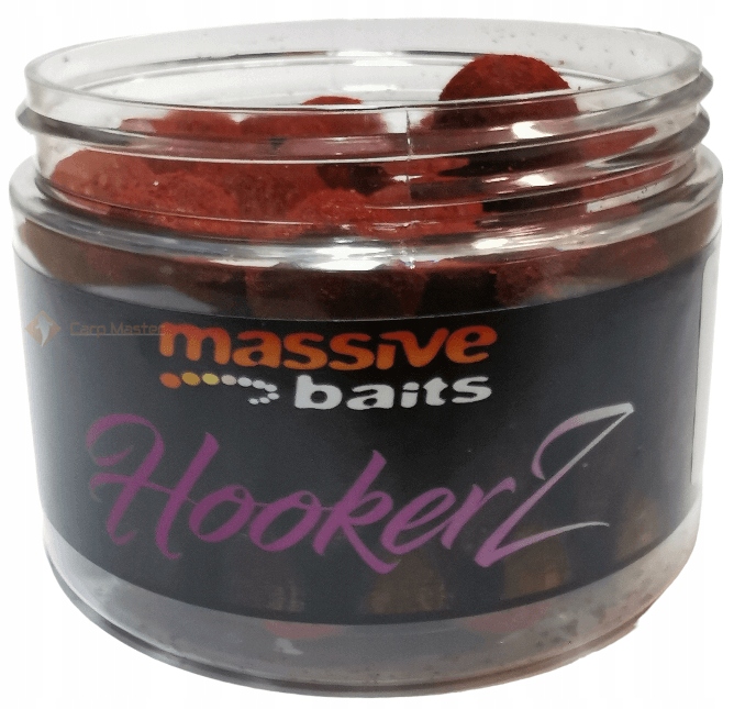 Kulki Haczykowe Massive Baits Hookerz 18mm Scarlett