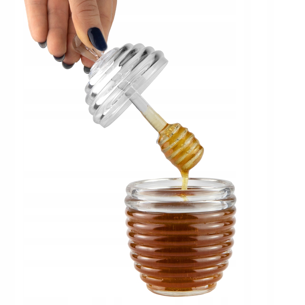 

Słoik Pojemnik Na Miód 200ml Z Czerpakiem Łyżką