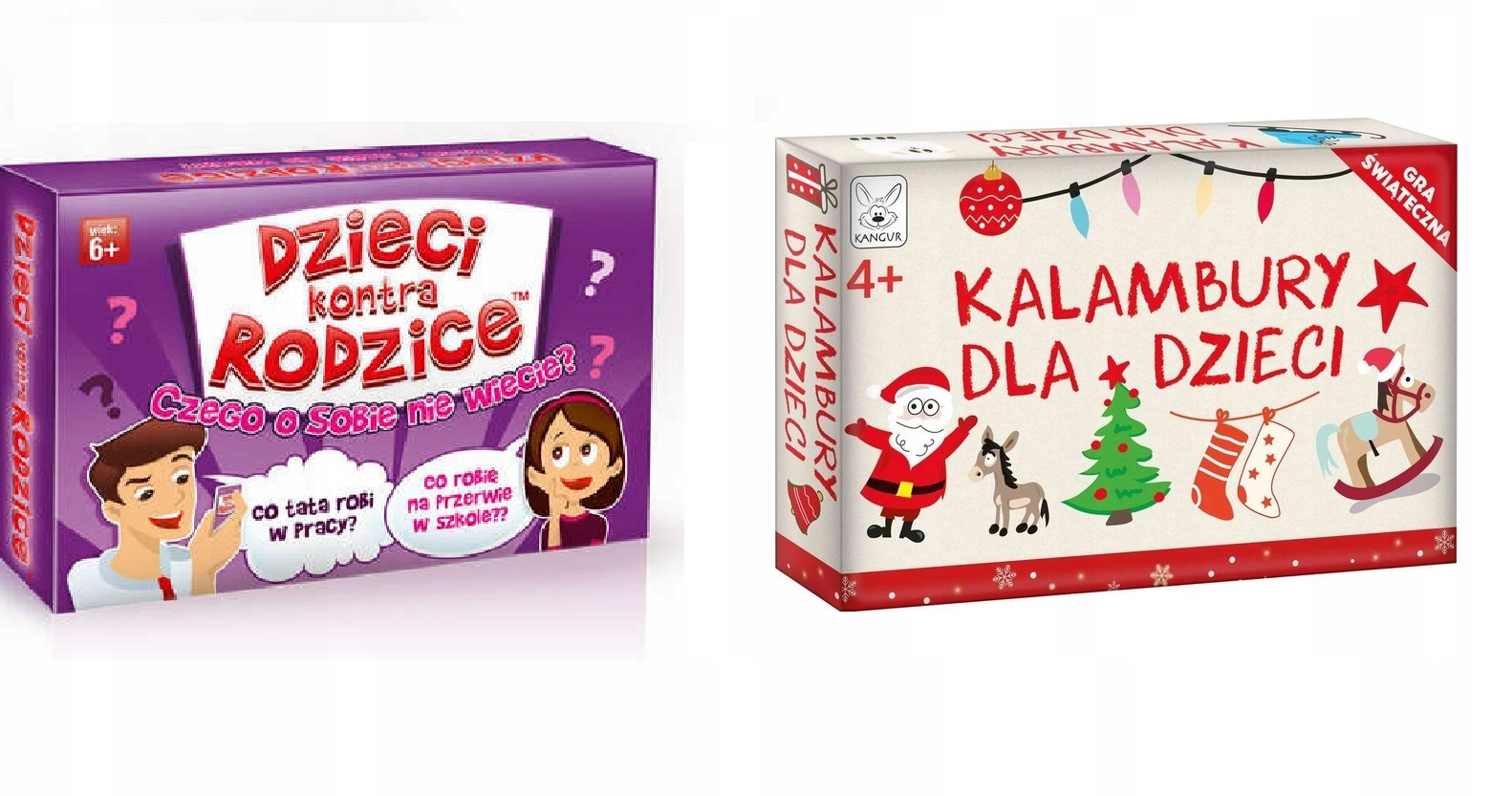 

Zestaw 2W1 Dzieci Kontra Rodzice Kalambury Gra