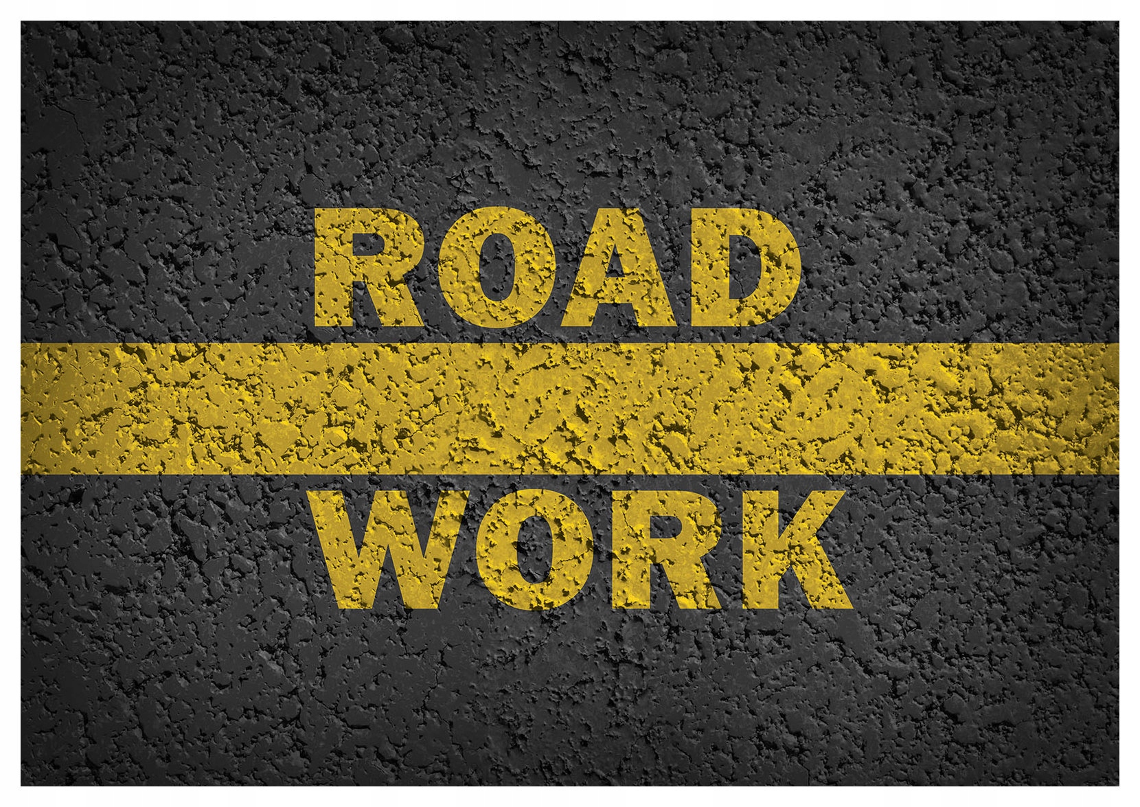 Vliesová fototapeta Asfalt Road Work textura efekt 416x290 lepidlo