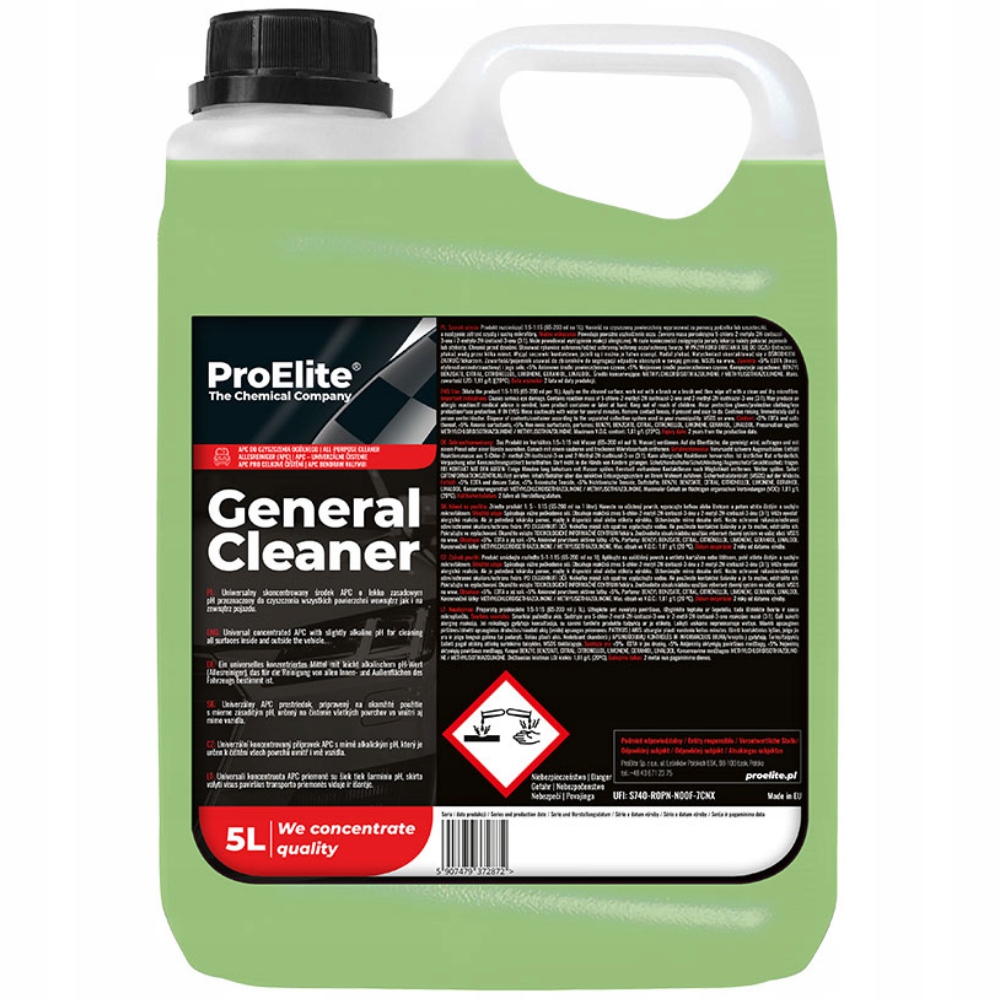 Uniwersalny koncentrat do czyszczenia ogólnego ProElite General Cleaner