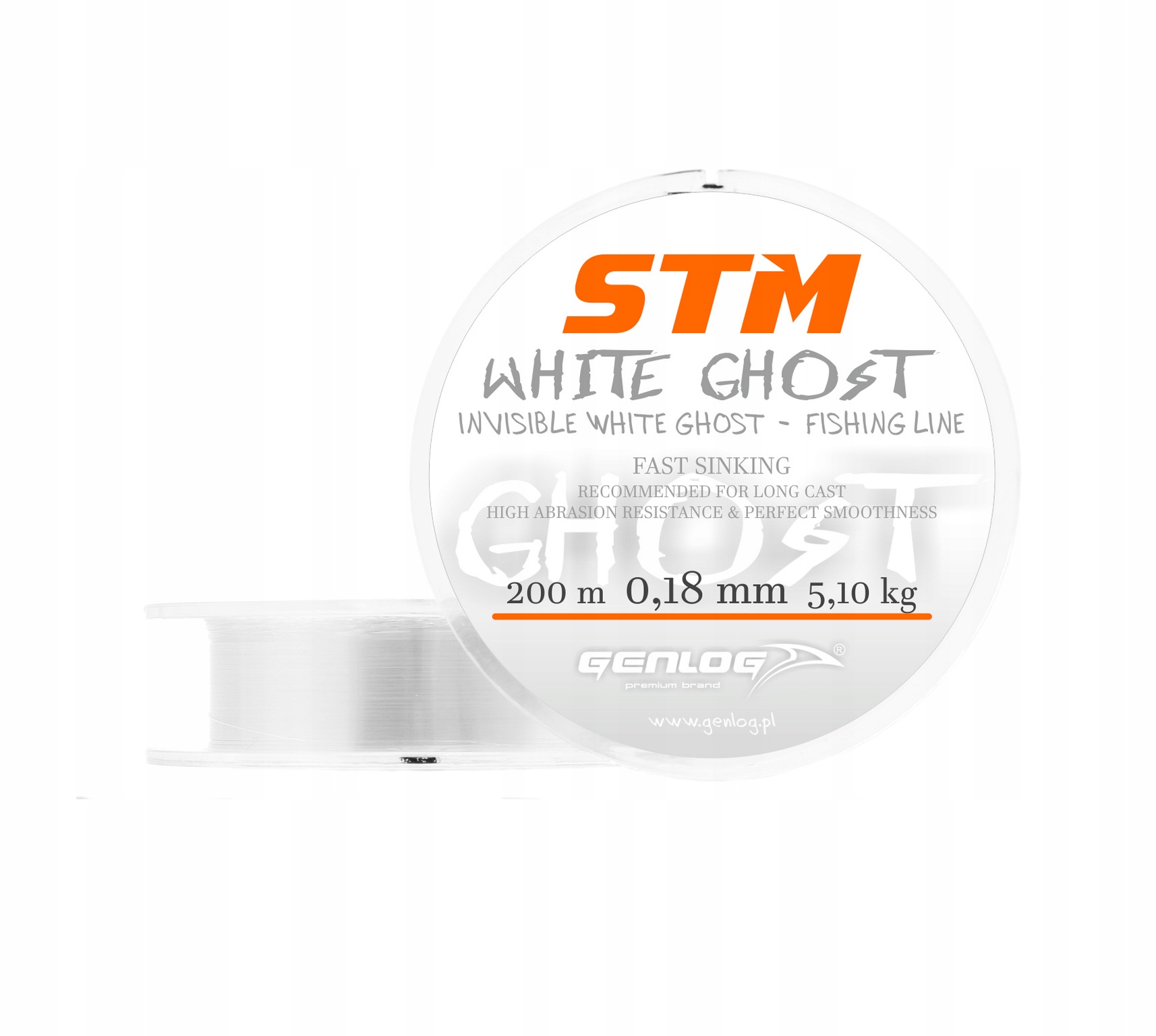 Żyłka Genlog Stm White Ghost 200m-0,26mm