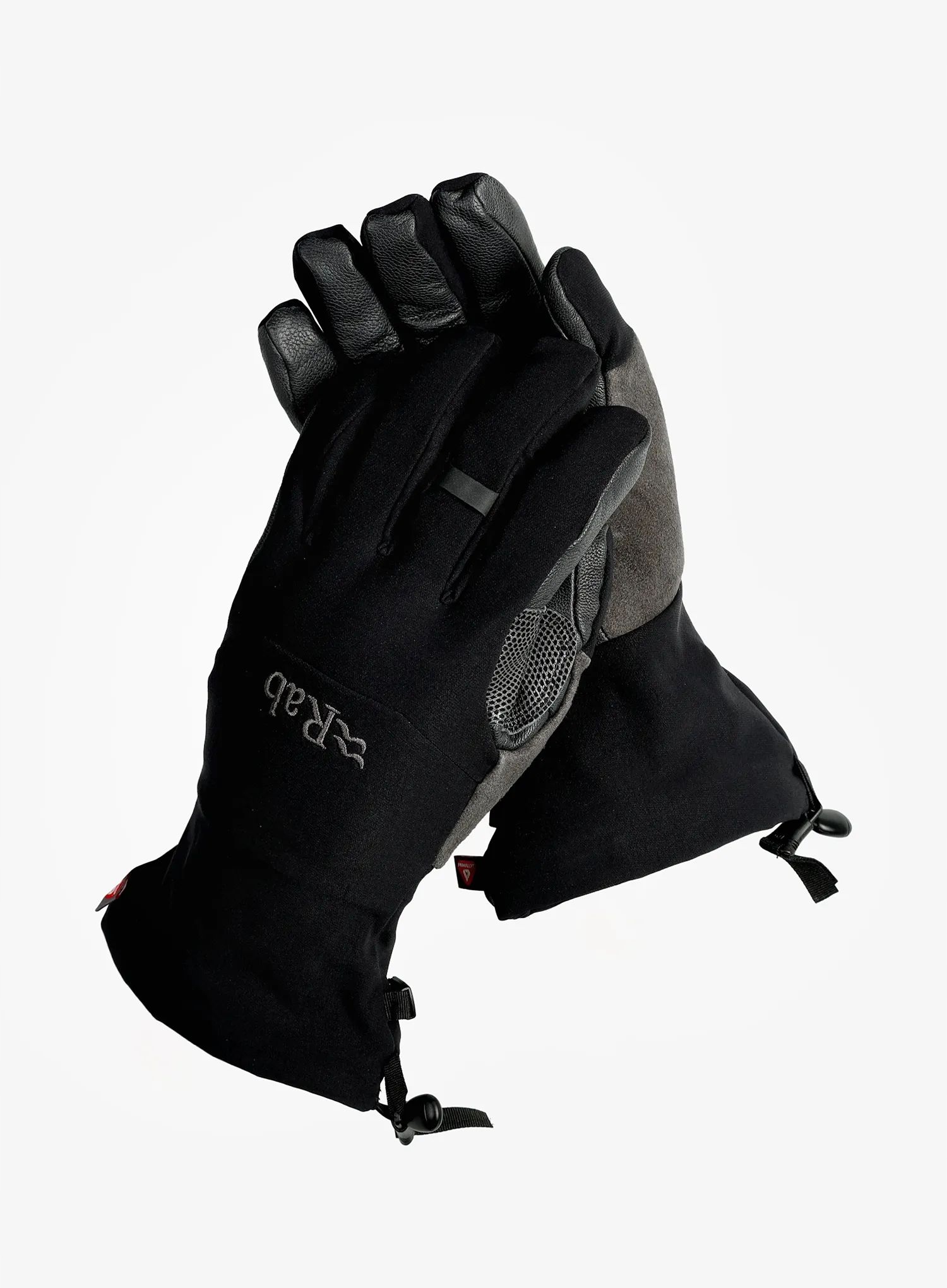 Softshellové rukavice Rab Baltoro Gloves černé, velikost M