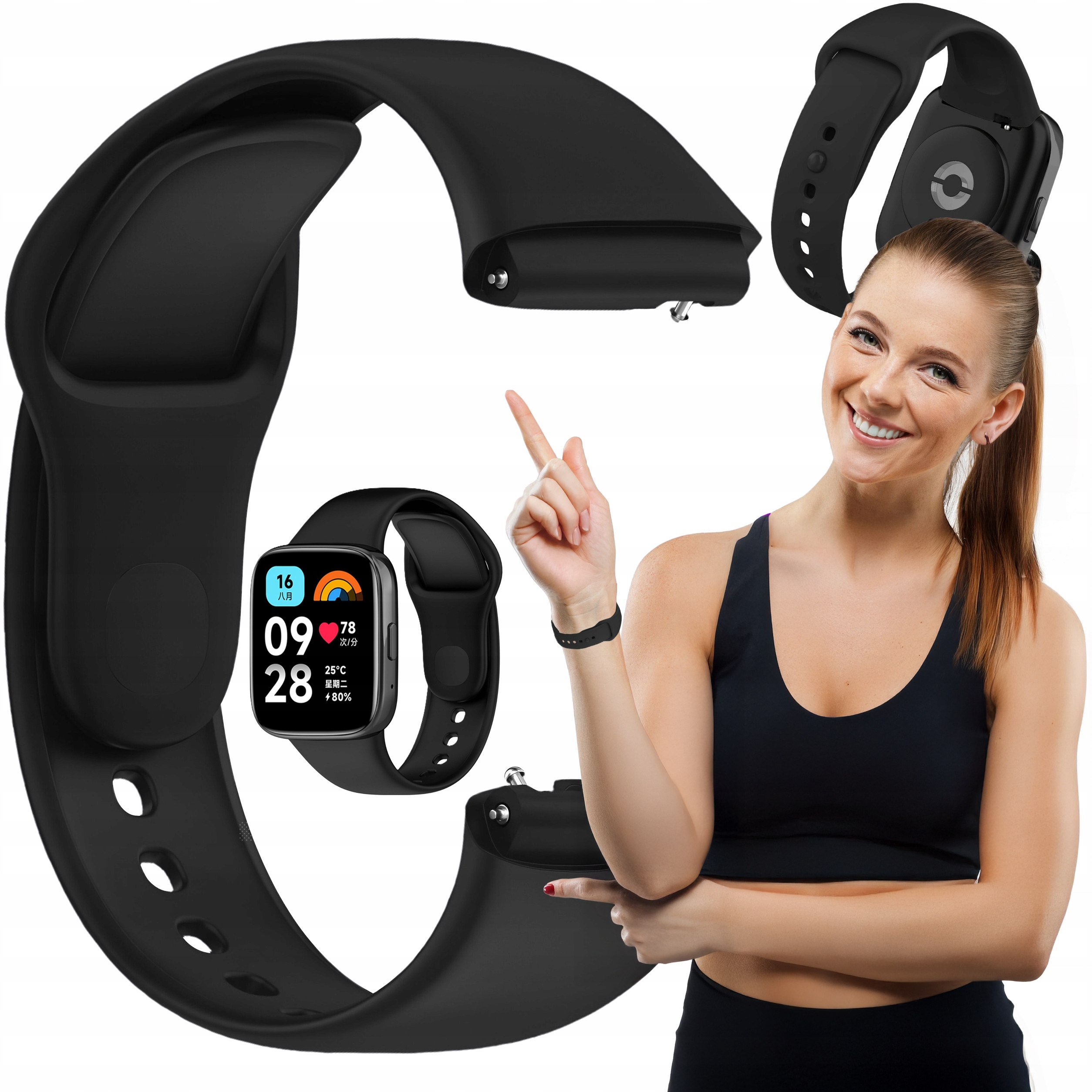 Pasek Do Xiaomi Redmi Watch 3 Active Miękki Jakość Premium