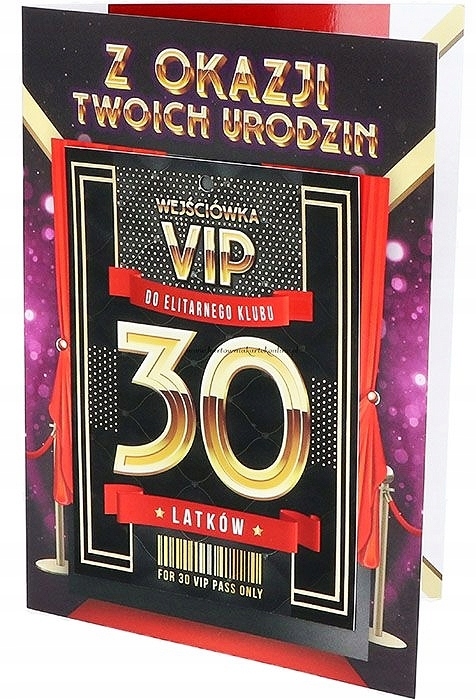 

Cudowna Kartka, na 30 Urodziny dla Siostry