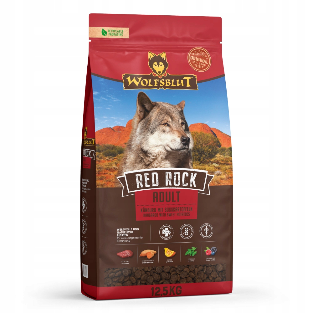 Wolfsblut Red Rock 12,5KG z mięsem kangura
