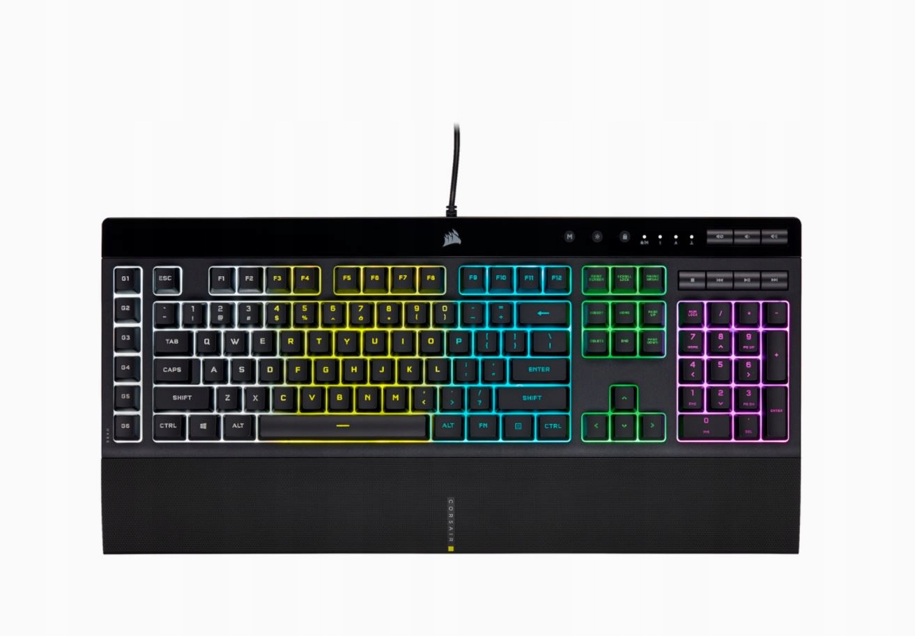 Klawiatura Gamingowa Corsair K55 Pro Rgb z Podświetleniem Rgb CH-9226765-NA