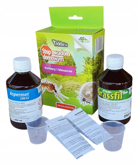 

Asplant Tickout oprysk Komary Kleszcze 500ml 500m2