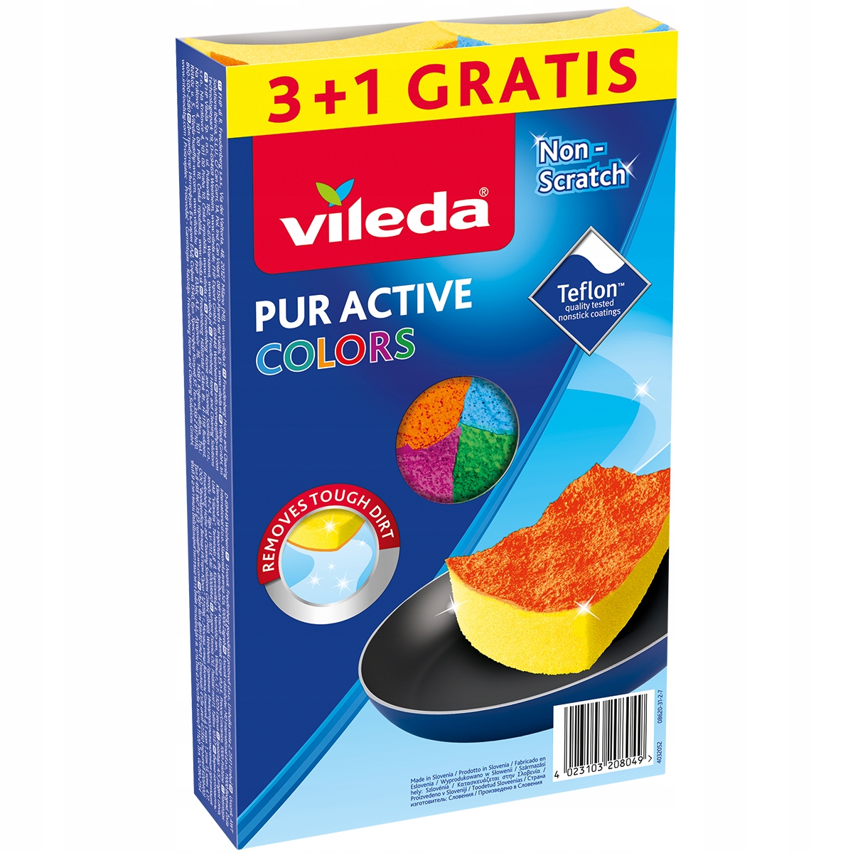 

Zmywak Vileda Pur Active Colors 4 szt.