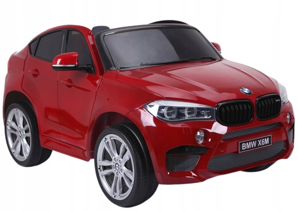 Auto na Akumulator Nowe Bmw X6M Czerwone Lakierowane