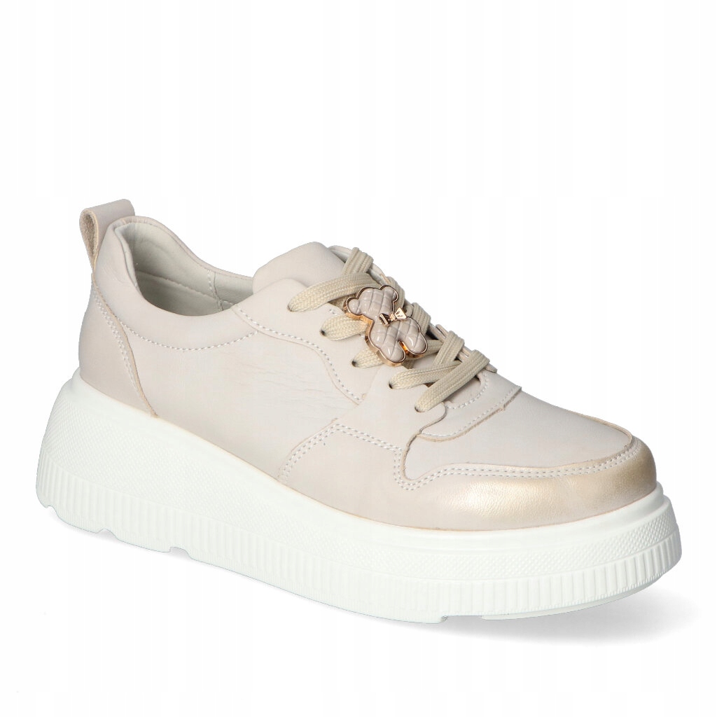 Sneakersy For-But DN023 Béžová/Zlatá 41