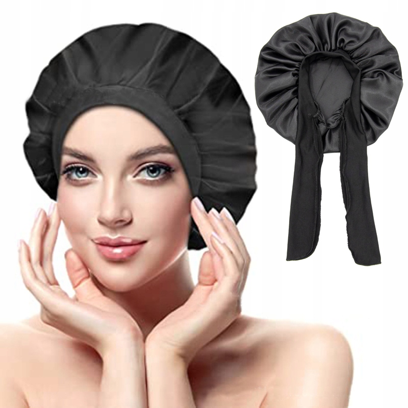 Czapka do włosów do spania 100% jedwab morwowy