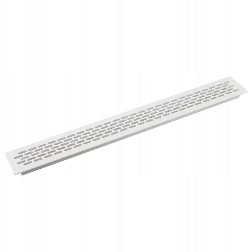 Ventilačná Mriežka Alu Biela Nábytková, Pod Chladničku 60x484 mm Amix Gtv x10ks