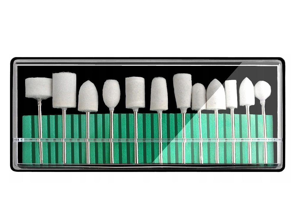 

Frezy Filcowe Polerskie Polerka Zestaw 12 Frezów