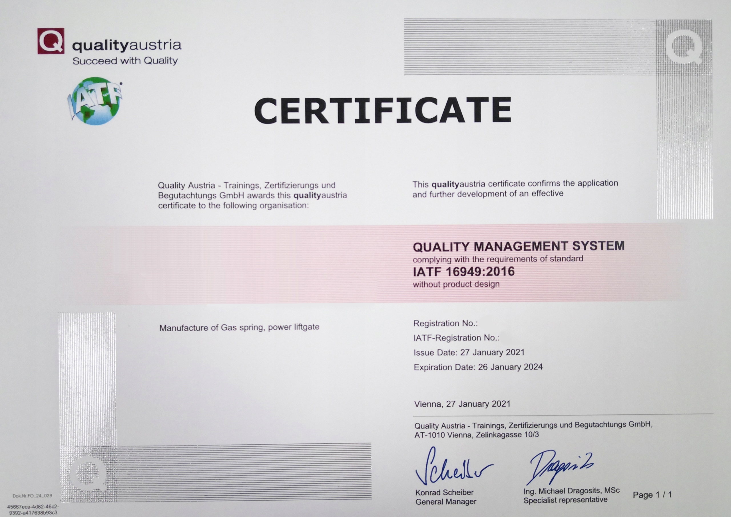 Toyota RAV 4 IV od 2012 silowniki elektryczne klap Producent czesci Inny