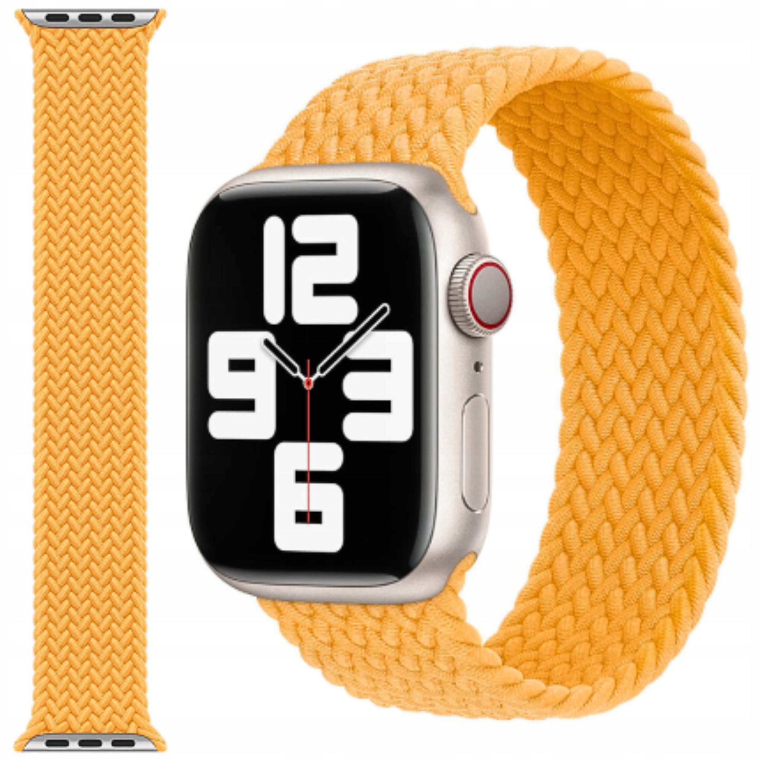 Apple Watch 38 40 41 mm Originální Řemínek Braided Solo Loop Maize (roz 5)