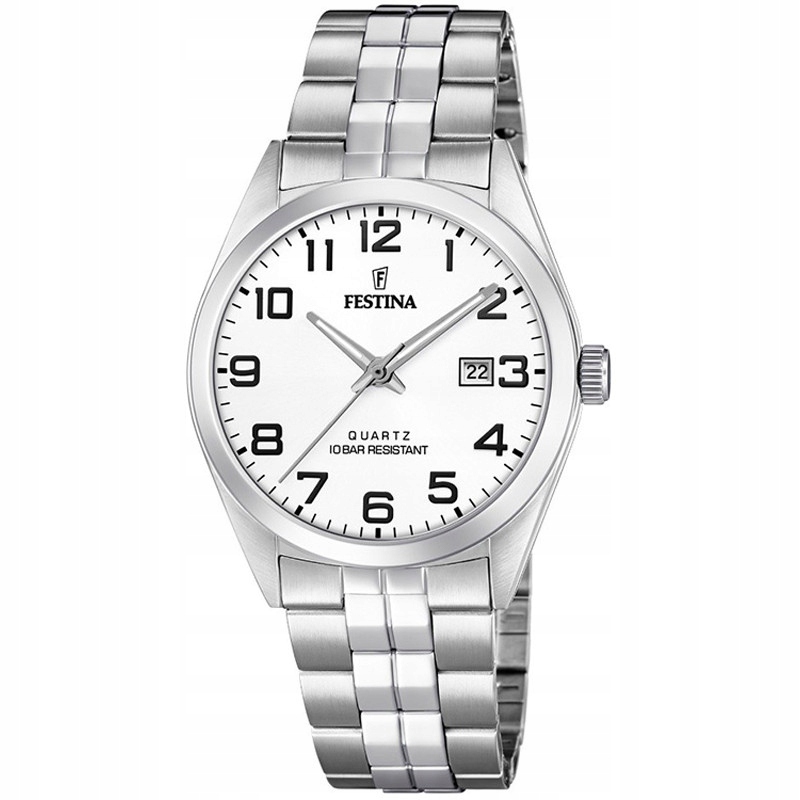Pánské Hodinky Festina F20437-1 stříbrné