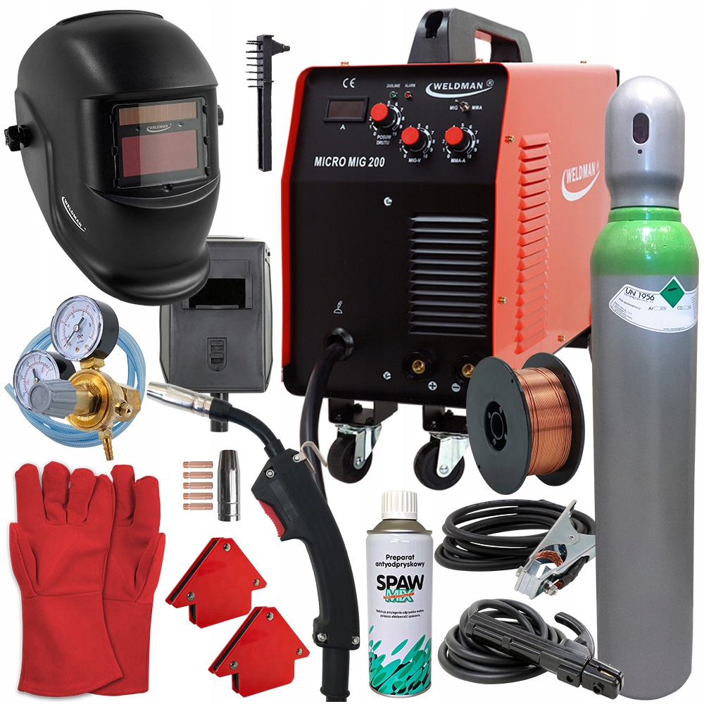 MIGOMAT MIG 200 IGBT MMA spawarka 200A Weldman