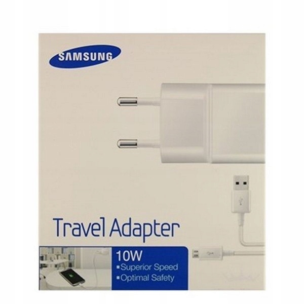 

Ładowarka Samsung white bliste 2A+kabel mircoUSB