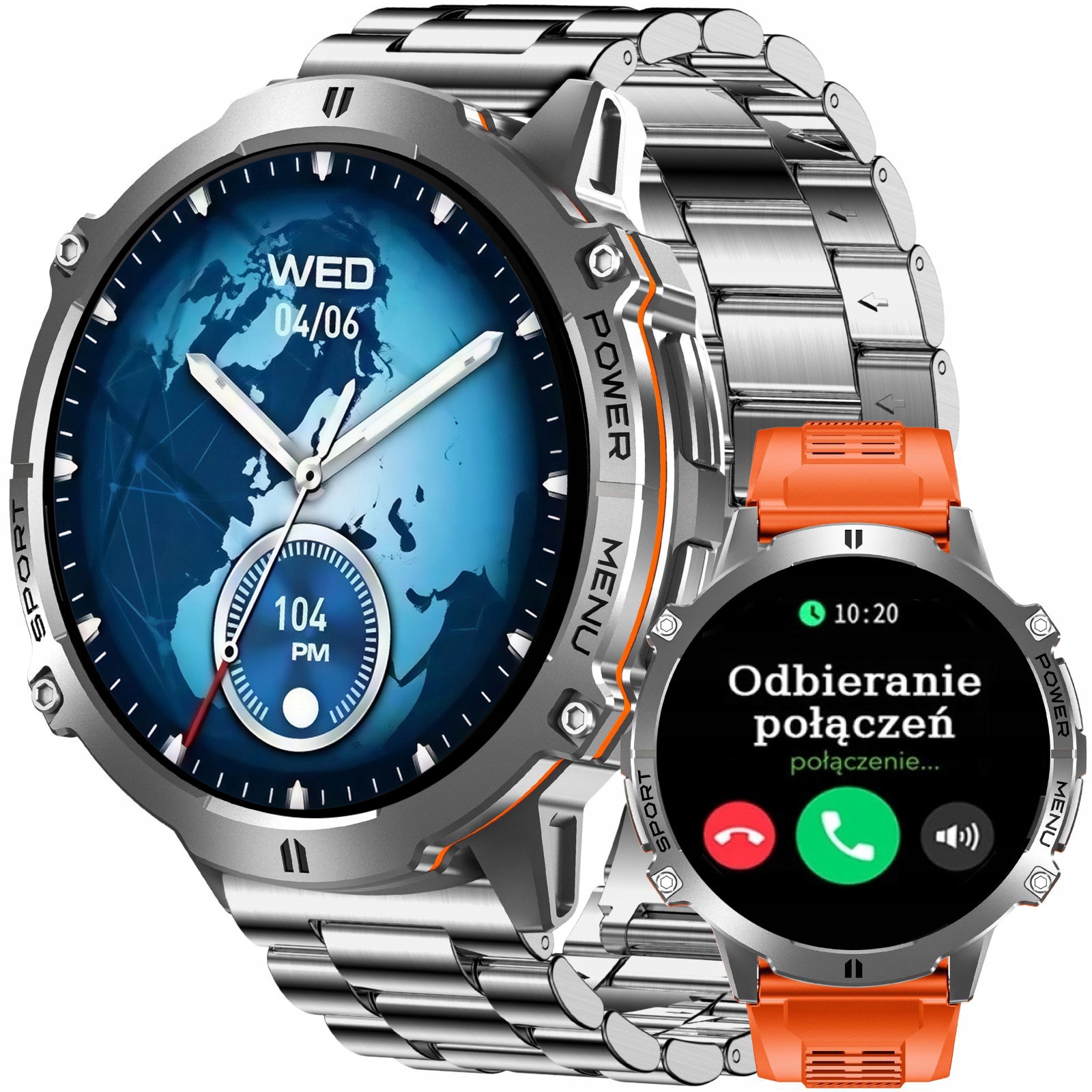 Pánské hodinky Chytré Hodinky Gravity-rozhovorový Barometr Always Display Chat Ai