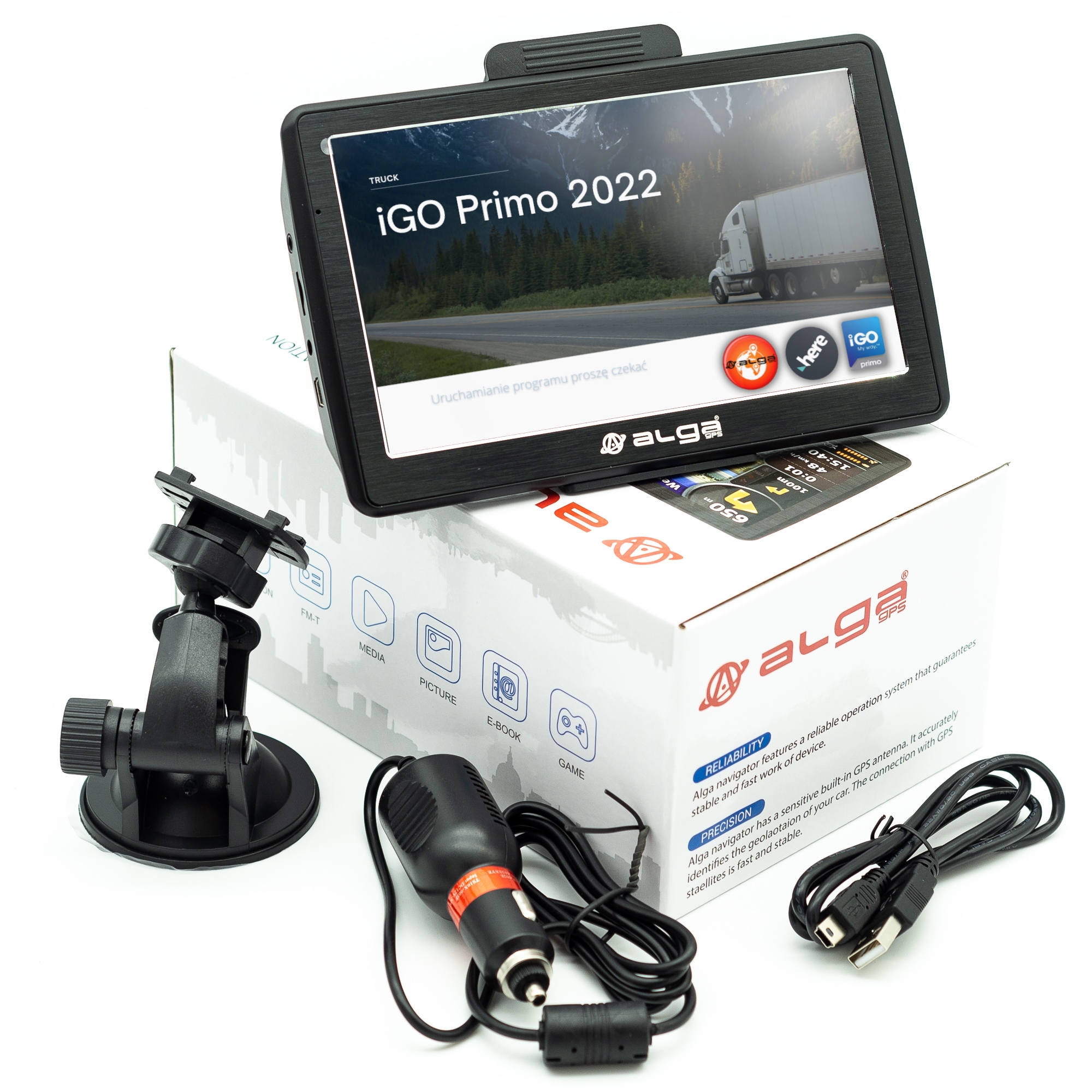 

Nawigacja Gps Alga Seven HD+iGO Primo 2022