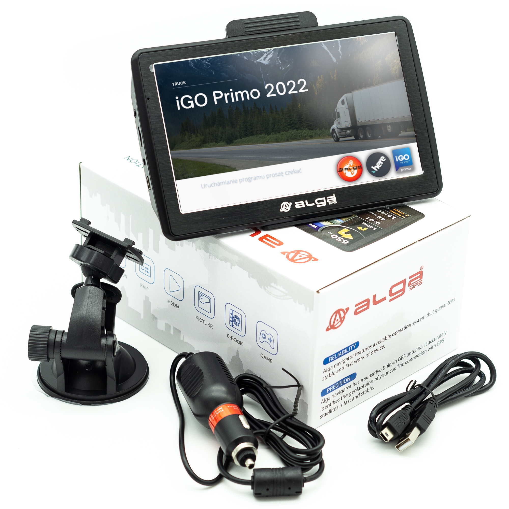 Nawigacja GPS ALGA SEVEN HD+iGO Primo 2022
