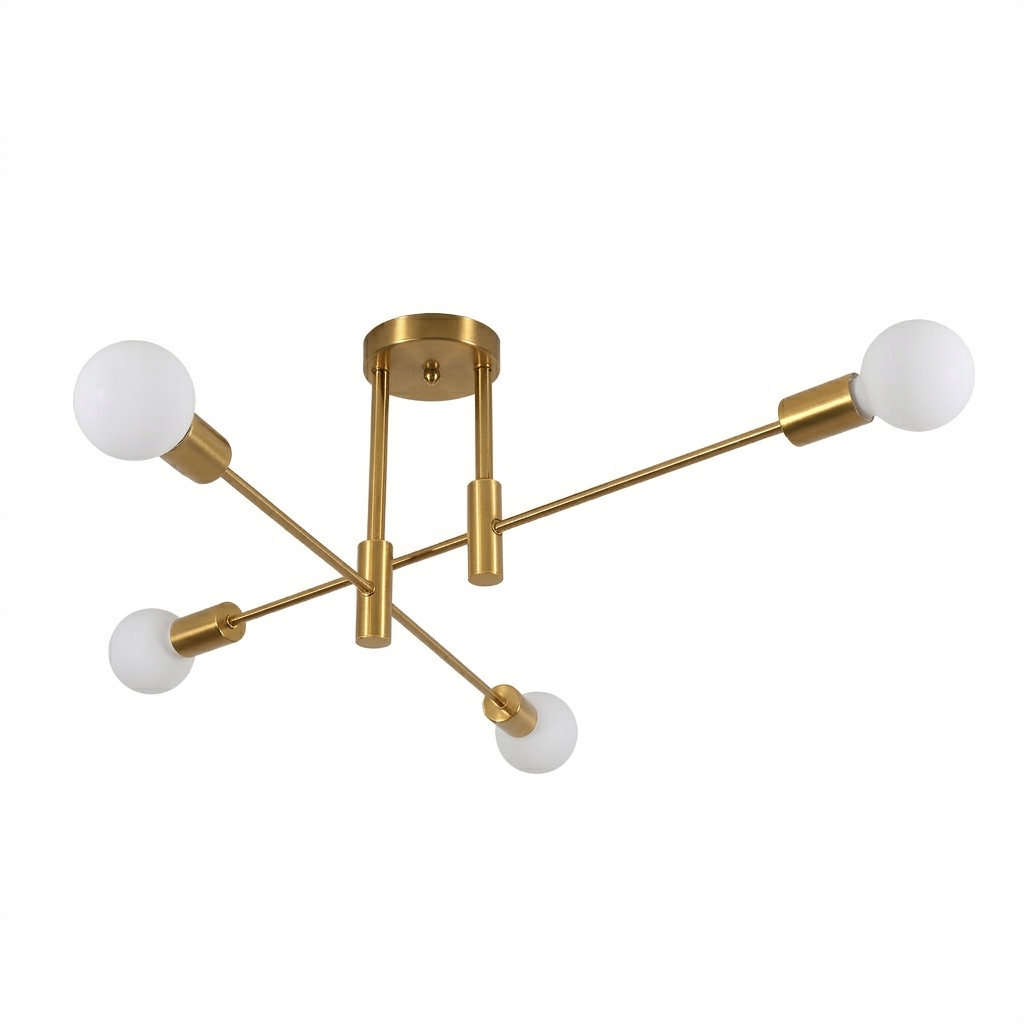 LAMPA WISZĄCA SUFITOWA ŻYRANDOL E27 ZŁOTA LOFT NOWOCZESNA DO KUCHNI