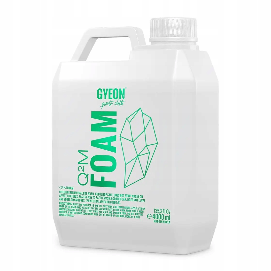 Gyeon Q2M Foam 4L – aktívna pena šetrná k voskom a náterom