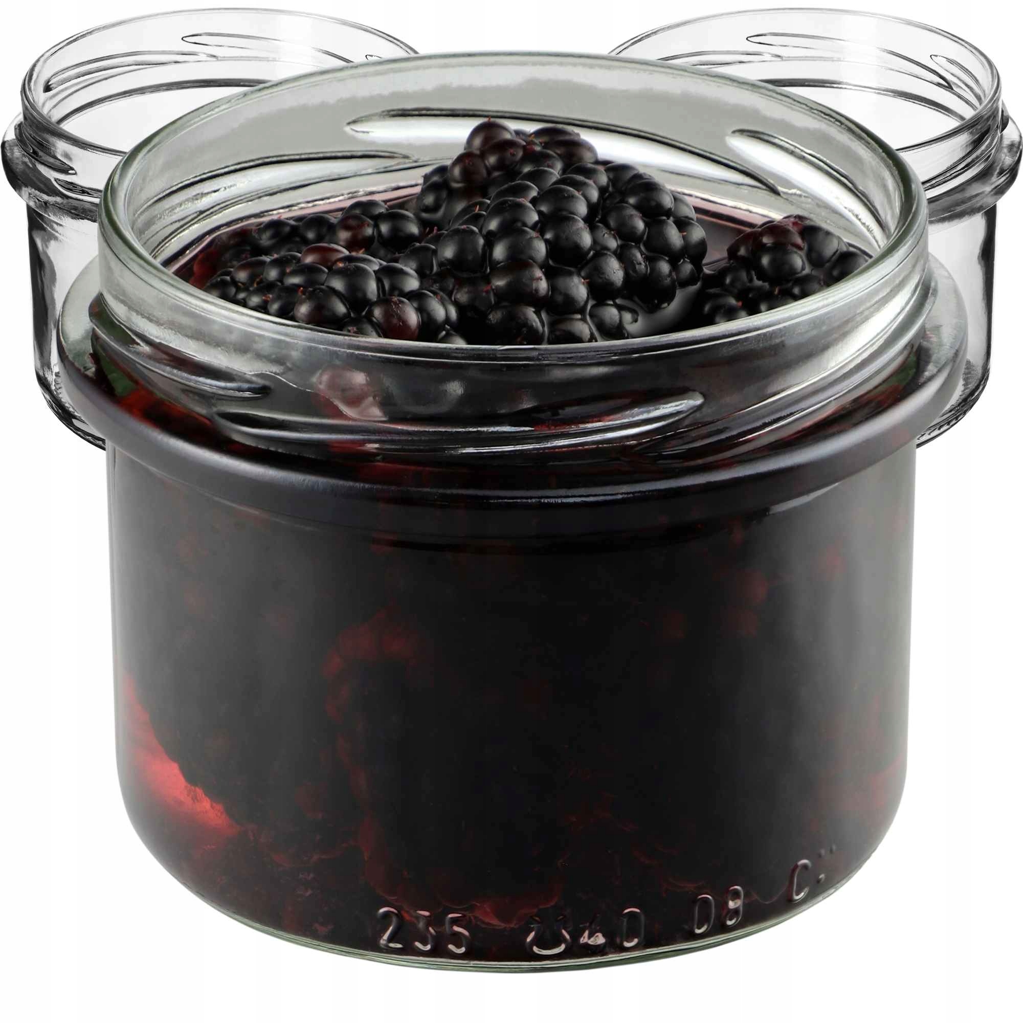 

100x Słoik Szklany 235ml Słoiczek Na Dżem Miód Sok