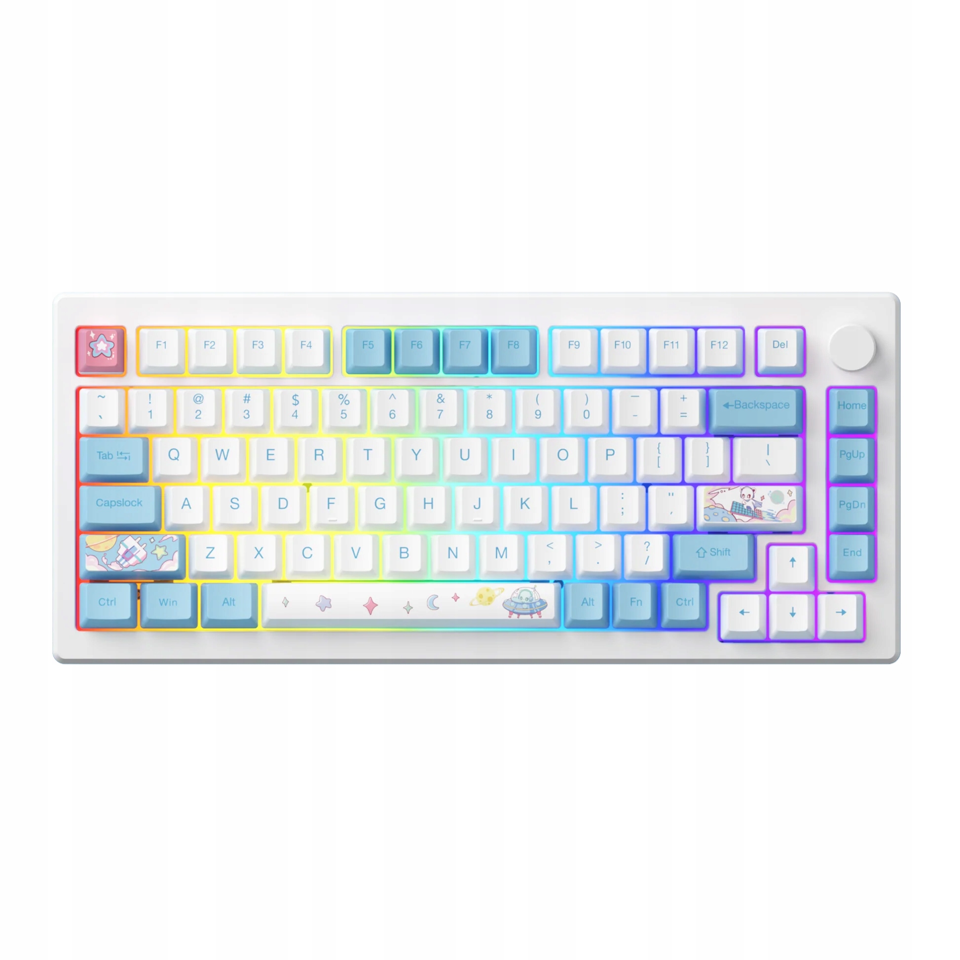 Akko MOD007HE Pc Stellar Journey Przewodowa Klawiatura Magnetyczna 75%